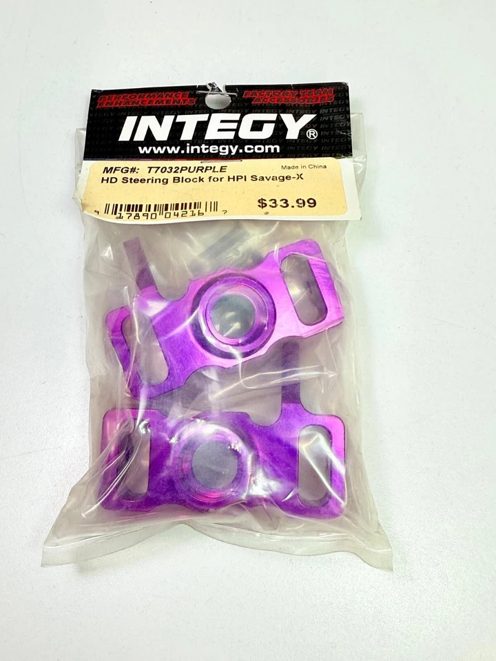 Integy HD Steering Block for HPI Savage-X (#T7032PURPLE) - Image 1 of 1