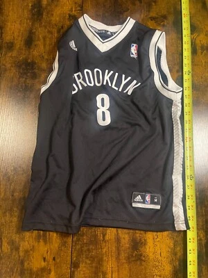 Deron Williams #8 Brooklyn Nets Black Adidas Jersey Youth Medium NBA - Image 1 of 3