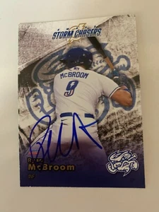 Ryan Mcbroom Signed Card 2021 Omaha Storm Chasers Team Card IP Auto - Picture 1 of 1