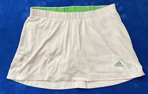 ADIDAS SKORT GIRLS WOMEN’S WHITE BARRICADE SKIRT CLIMALITE SIZE SMALL @@@@@@@@@@ - Picture 1 of 8