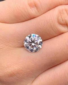 Natural Diamond 1 Ct Round Cut White Color D Grade VVS1 +1 Free Gift - Picture 1 of 3