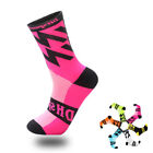 Pro Womens Mens XC Road Cycling Riding Sports Ankle Socks BMX MTB Bicycle Pink