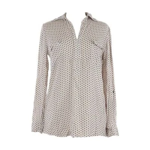Splendid Nordstrom Roll Tab Diamond Dot Lightweight Shirt Blouse Size XS - Picture 1 of 9