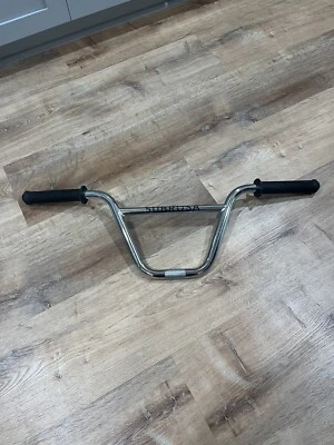 Subrosa Bmx Chrome Handle Bars W/ Shadow Conspiracy Grips - Image 1 of 4