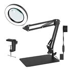 Magnifying Glass With Light And Stand 2in1 Magnifying Lamp & Clamp 5x & 10x Magn