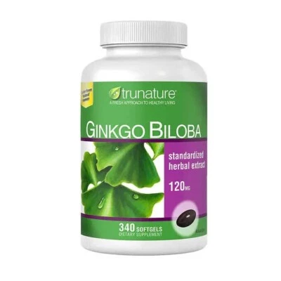 TruNature Ginkgo Biloba 120MG Softgels - 340 Pieces - Image 1 of 2
