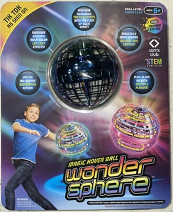 WONDER SPHERE MAGIC HOVER BALL NEW BLUE RAINBOW EDITION SAM’S EXCLUSIVE STEM - Picture 1 of 2