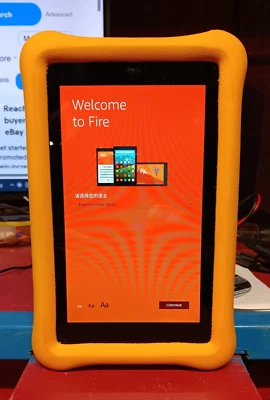 Amazon SR043KL Kindle Fire 7 Tablet 7th Generation 8GB Black - Image 1 of 4