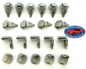 60-81 GM NOSR Interior Door Quarter Panel Trim Retainer Bushing Clips 20pcs TA - Picture 1 of 10