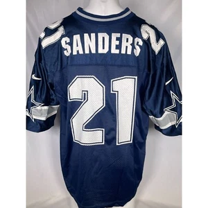 VTG Deion Sanders #21 Dallas Cowboys NIKE Authentic Home Jersey Men's XXL - Picture 1 of 12