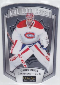 16/17 OPC PLATINUM..CAREY PRICE..NHL LOGO CREST..DIE CUT..# NHLLD-15..CANADIENS - Picture 1 of 1
