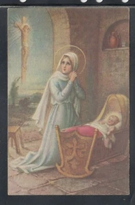 Cartolina Religiosa Madonna con Gesù Bambino KB272 - Picture 1 of 1