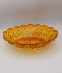 Indiana Glass Amberina Monticello Pattern Candy Dish - Picture 1 of 3
