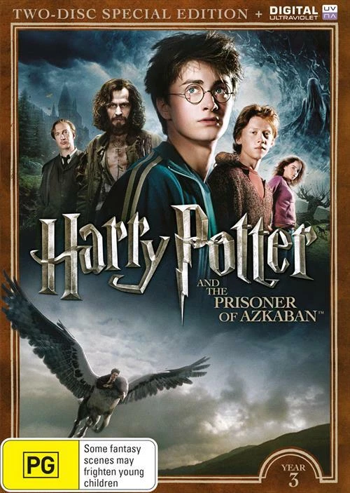 HARRY POTTER And The PRISONER OF AZKABAN DVD YEAR 3 2-DISCS SPECIAL BRAND NEW R4 - Image 1 of 1