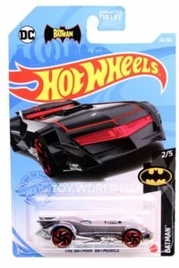 2021 Hot Wheels #56 Batman The Batman Batmobile drk chrome w/red outlines - Picture 1 of 1