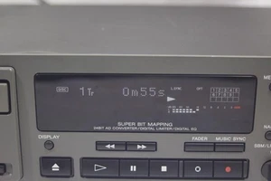 Sony CDR-W33 Professional Rack Mount CD Player Recorder Audio Tested Maintained - Picture 1 of 24