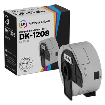 LD Compatible Brother DK-1208 Address Labels / 1.4 in x 3.5 in - Image 1 of 4