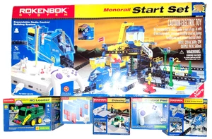 Rokenbok System Monorail Starter Set #36140 100% Complete Plus Many Many Extras! - Picture 1 of 20