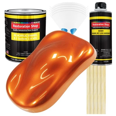 Restoration Shop Firemist Orange Acrylic Enamel Gallon Kit, Auto Paint - Image 1 of 4