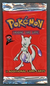 Pokemon Cards - Sealed Base 2 Set Booster Pack - Mewtwo 20.92g - 20.96g Light - Picture 1 of 5