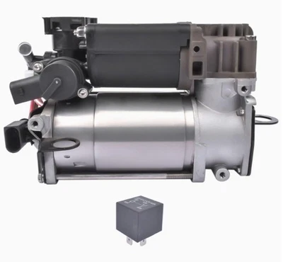 Bomba compresora de suspensión neumática Airmatic con relé para Mercedes-Benz W211 W211 W220 Foto 1 de 4