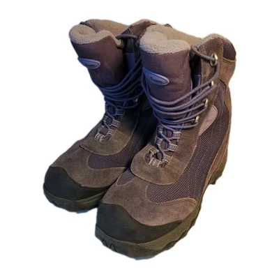 LL Bean Winter Boots Youth Kid 5 Purple Suede Above Ankle Insulated Snow Outdoor - Image 1 of 4