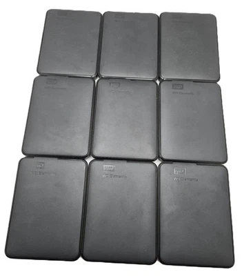 *NOT WORKING* 9 - WD ELEMENTS - 2TB PORTABLE DRIVES   WDBU6Y0020BBK-WESN (READ) - Image 1 of 4