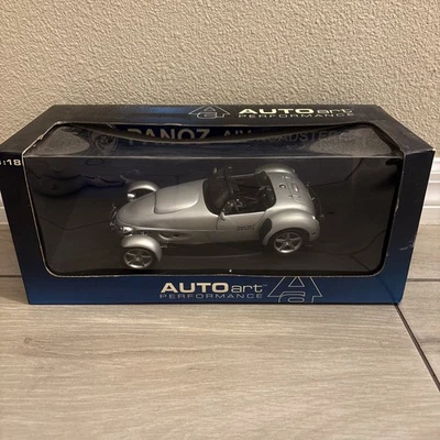 AUTO Art, 1998 Silver Panoz AIV V8 Roadster, Die Cast Car, 1:18 Scale, 78212  - Image 1 of 3