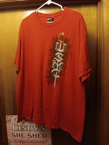 Marine Corps USMC Red T-Shirt. Semper Fidelis Size 2XL. Gildan Heavy Cotton. - Picture 1 of 6