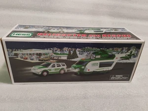 Vintage Hess Sammlerstück 2012 Spielzeug Hubschrauber und Rettungswagen ~ brandneu in Box - Bild 1 von 5
