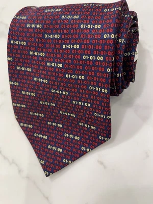 Corbata Hombre The ULTIMATE Y2K Año Nuevo Milenio 01-01-09 Foulard 56,6 x 4 Foto 1 de 4