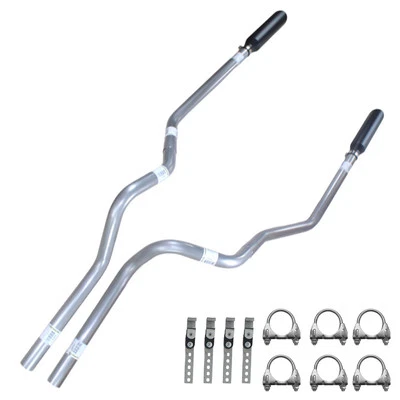 Kit de tubo de escape doble de acero inoxidable con puntas se adapta a: Chevrolet 1995 K1500 K2500 Foto 1 de 4