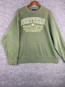 JanSport Northern Michigan University NMU Herren XXL grün Rundhalsausschnitt Sweatshirt - Bild 1 von 9
