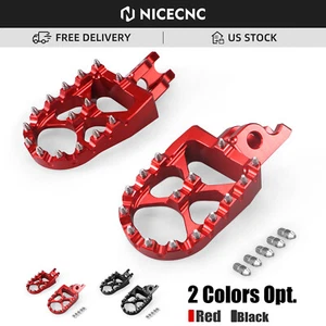 Billet Wide Foot Peg Footrests Pedal For Honda CRF250L/M 12-19 CRF250RALLY 17-19 - Picture 1 of 13