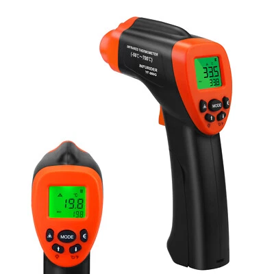 BTMETER Digital Laser Infrared Thermometer Gun -50-700°C Temperature Meter DS 16:1 BBQ
