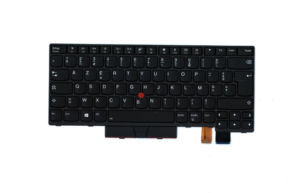 Clavier FR AZERTY pour LENOVO ThinkPad T470 / T480 / A475 / A485 01HX430 - Photo 1/4