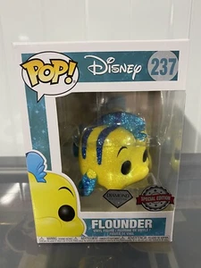 Flounder Little Mermaid Diamond Special Edition Funko Pop! Vinyl #237 Disney - Picture 1 of 6