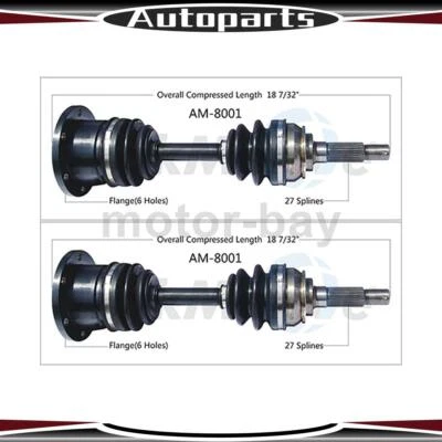 Eje delantero articulado CV para AMC Eagle 1988 1987 1986 1985 1984 1983 1982 Foto 1 de 2