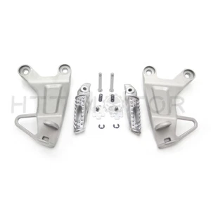 HongK Silver 2003-2004 HONDA CBR 600RR Rear Passenger FootPeg Footrest Brackets - Picture 1 of 6