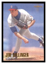 1996 Fleer #312 JIM BULLINGER Chicago Cubs ~D9PP