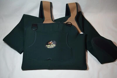 Caddis Wading Systems Green Boot Foot Waders Neoprene Nylon Men's Size Small - Image 1 of 4