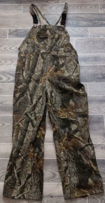 Remington Realtree Hardwood Mens XL Camo Hunting Overalls Workwear Outdoor Flaw - Image 1 of 4