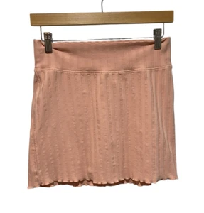 Offline by Aerie Groove Ribbed Mini Skirt Women's Medium Peach Pink Coastal - Picture 1 of 6