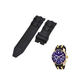 Pro Diver 6983 26mm Black Rubber Watch Strap For Invicta - Picture 1 of 7