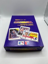 1991 OPC O-Pee-Chee Baseball Unopened Wax Packs Box 36 Packs Per Box