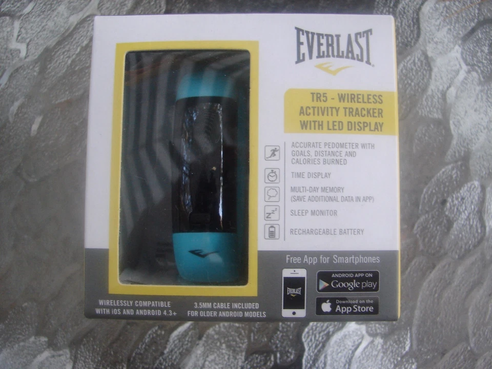 EVERLAST TR5 - WIRELESS ACTIVITY TRACKER LED DISPLAY  -  GREAT GIFT - - Image 1 of 4