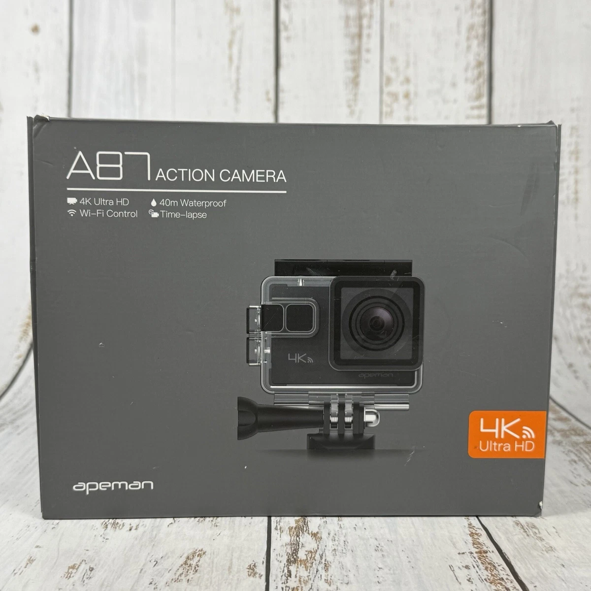 Batería Recargable Vhbw Para Cámara Apeman A60/A66/A70/A77/A80 – 900mAh, 3.7V, Li-Ion, Compatible Con SJCam SJ4000B