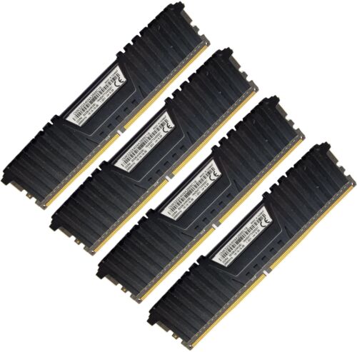 CORSAIR VENGEANCE LPX 32GB (4 x 8GB) DDR4 2666MHz Memory RAM CMK32GX4M4A2666C16