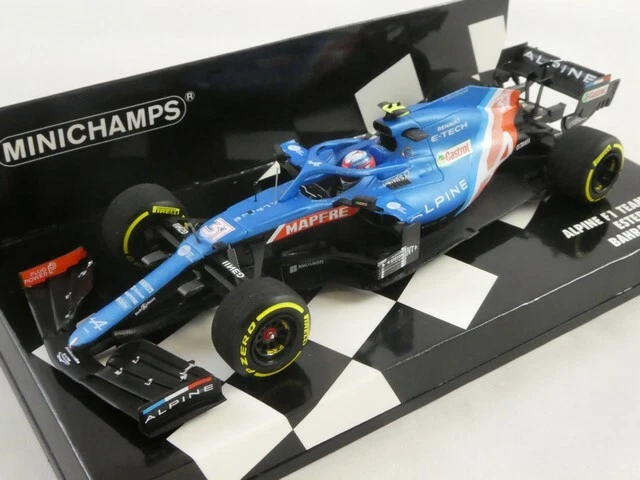 Minichamps 417210131 1/43 ALPINE RENAULT A521 #31 BAHRAIN GP 2021 ESTEBAN OCON