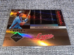 2004 Leaf Limited Gary Carter Lumberjacks Black /32